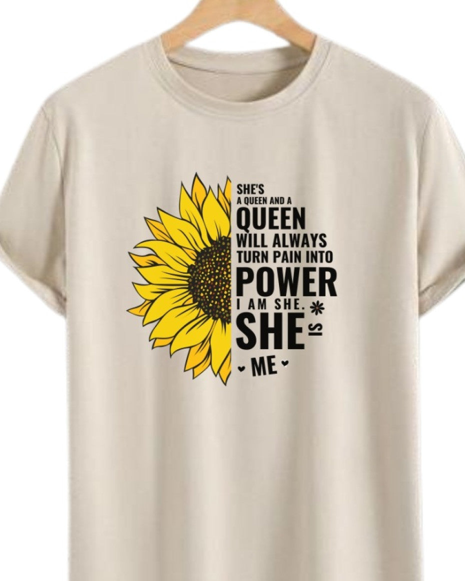 "Queen's Power" Inspirational T-Shirt